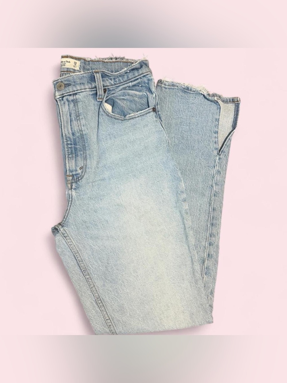 Abercrombie & Fitch The '90s Straight Ultra High Rise Jeans 29/8R